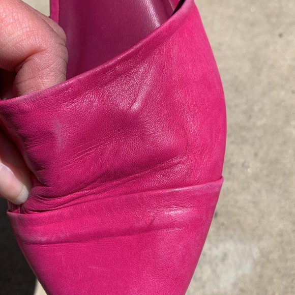 Jenni Kayne Pink Leather D’orsay Flats - Picture 4 of 14